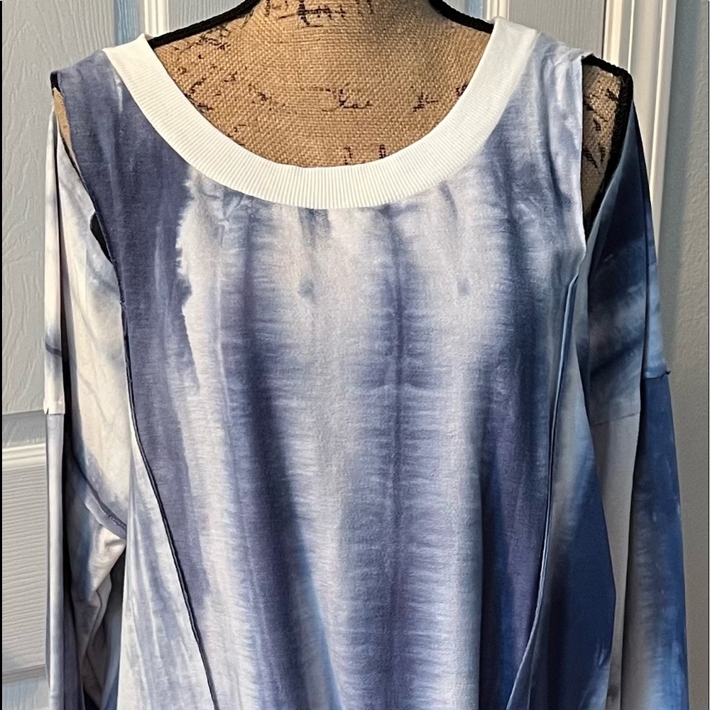 NWOT POL Distressed Sweatshirt